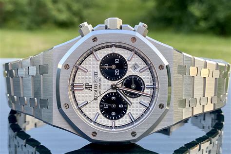 audemars piguet royal oak chronograph panda dial 26331st|Audemars Piguet 26331st price.